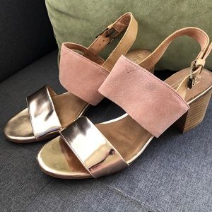 Poppy Leather Heeled Sandal